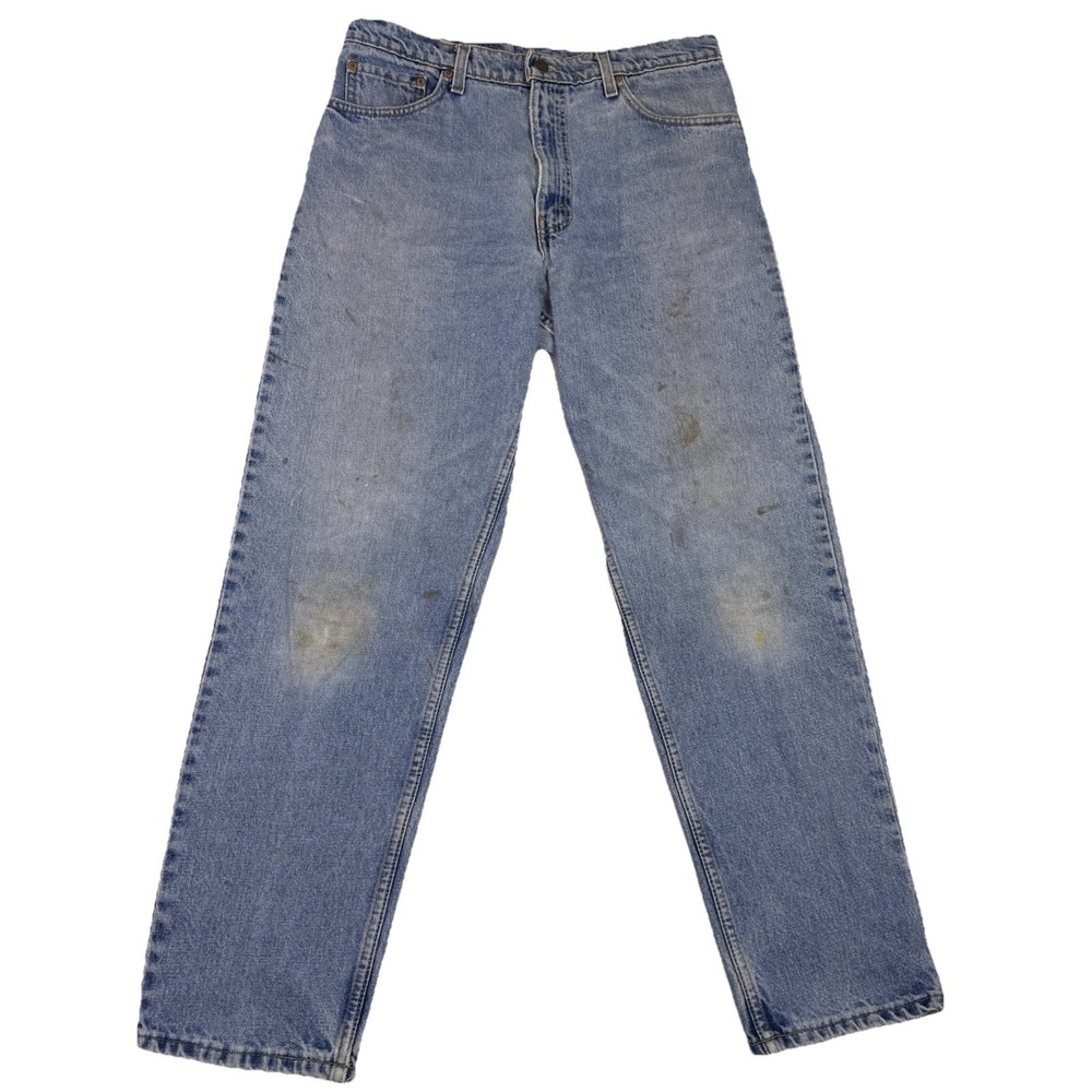 Vintage Levi's 550‎ Men's 35x32 Jeans Relaxed Fit USA Made Light Wash Denim 90s